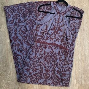 BCBG Embroidered Evening Gown